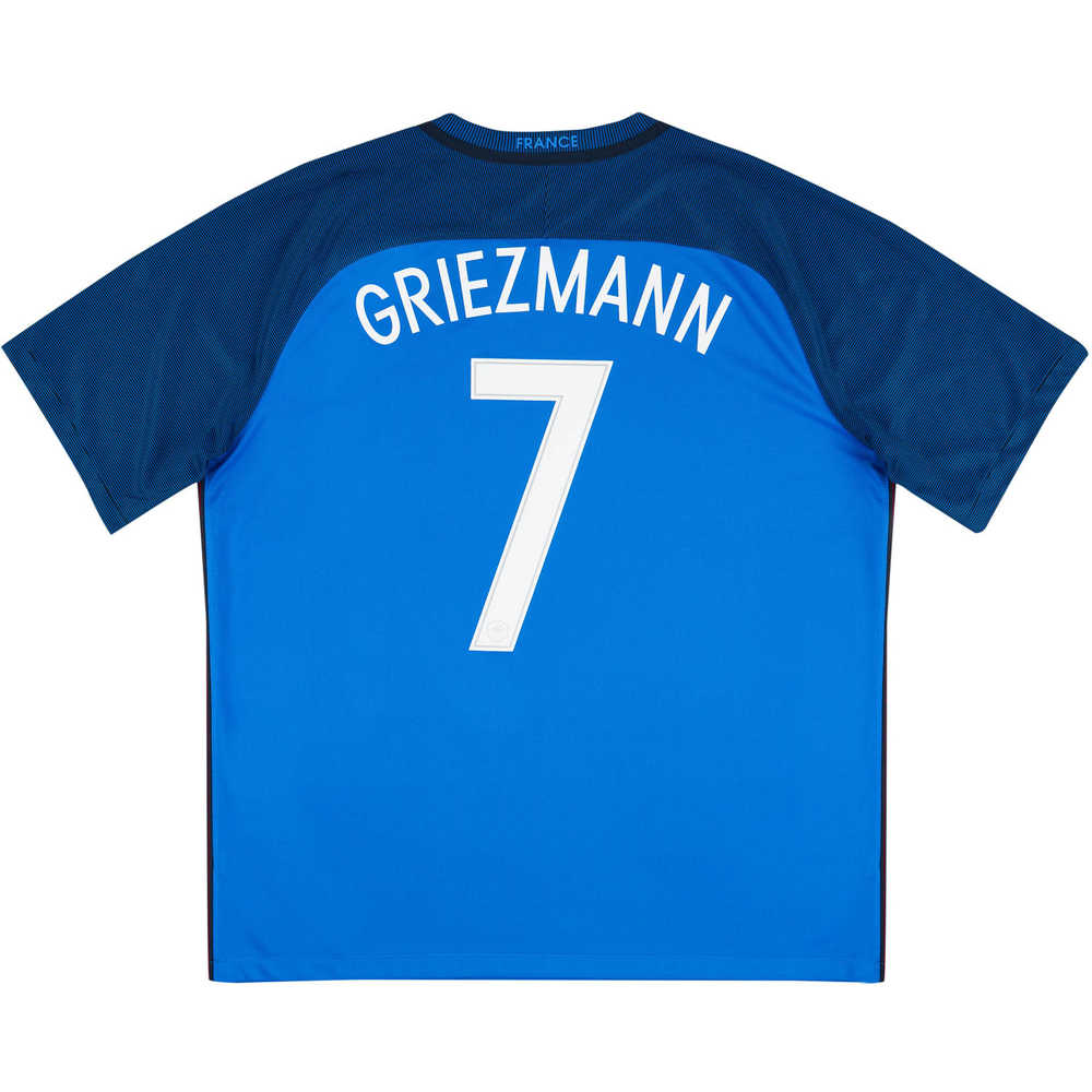 2016-17 France Home Shirt Griezmann #7 (Excellent) S
