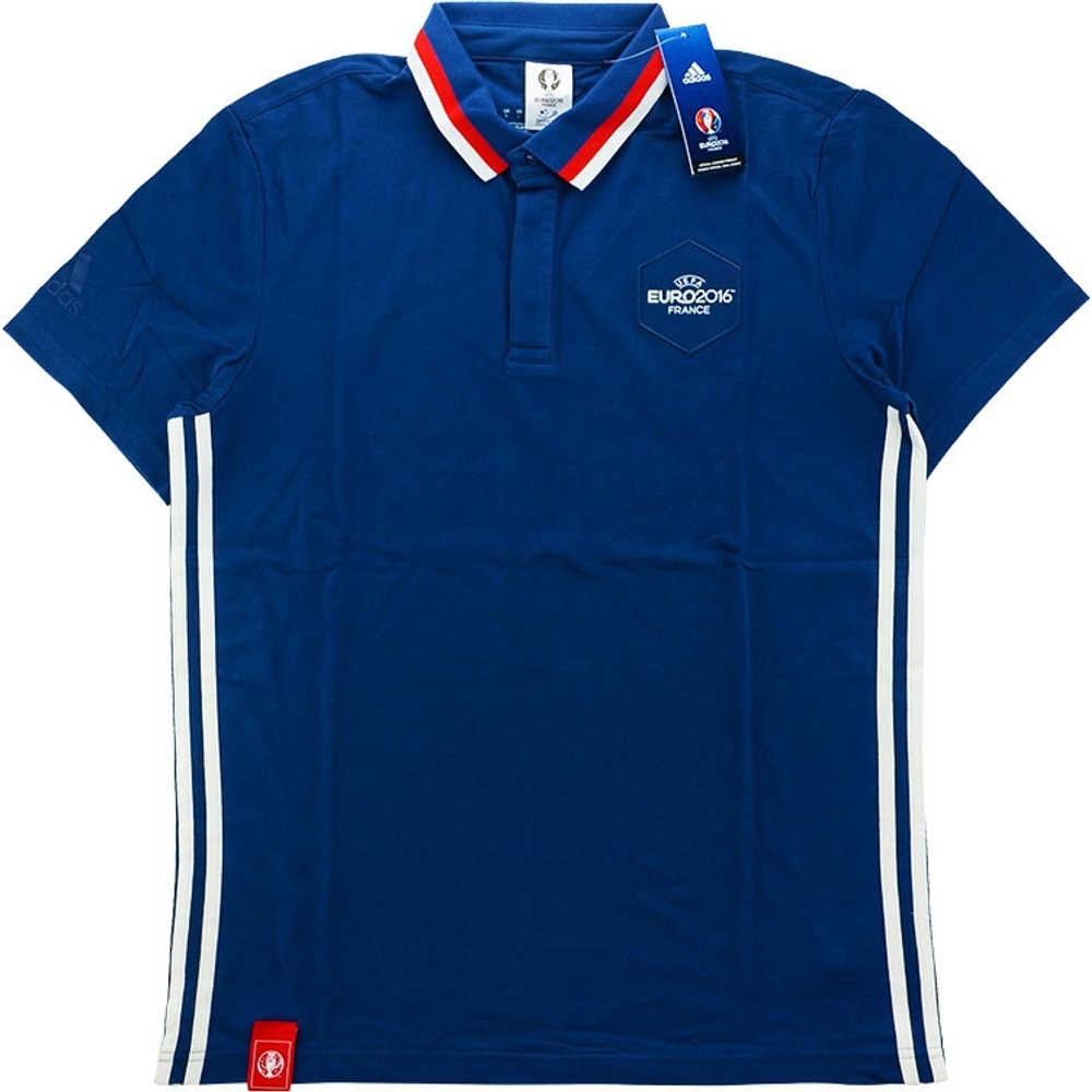 2016 Adidas UEFA Euro 2016 France Polo T-Shirt *BNIB*