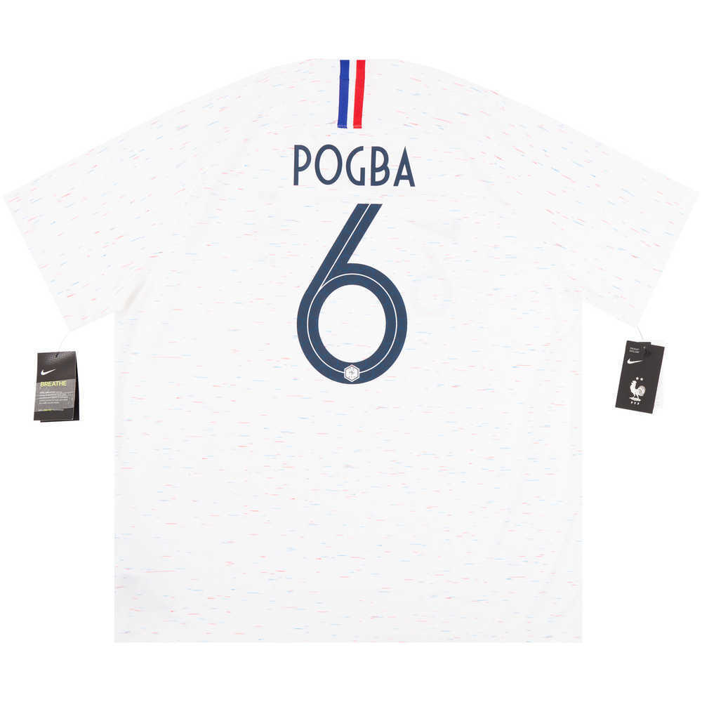 2018 France Away Shirt Pogba #6 *w/Tags* XXL