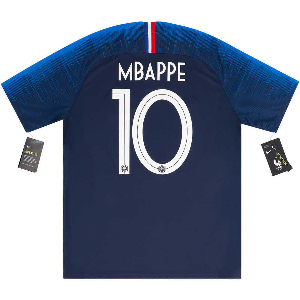 2018 France Home Shirt Mbappe #10 *w/Tags* XXL