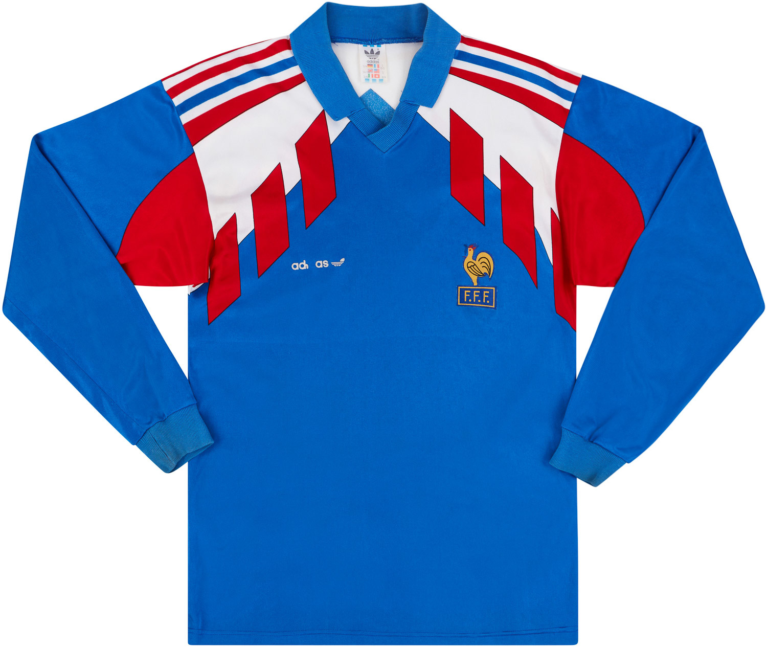 1990-92 France Player Issue Home Shirt - 5/10 - ()