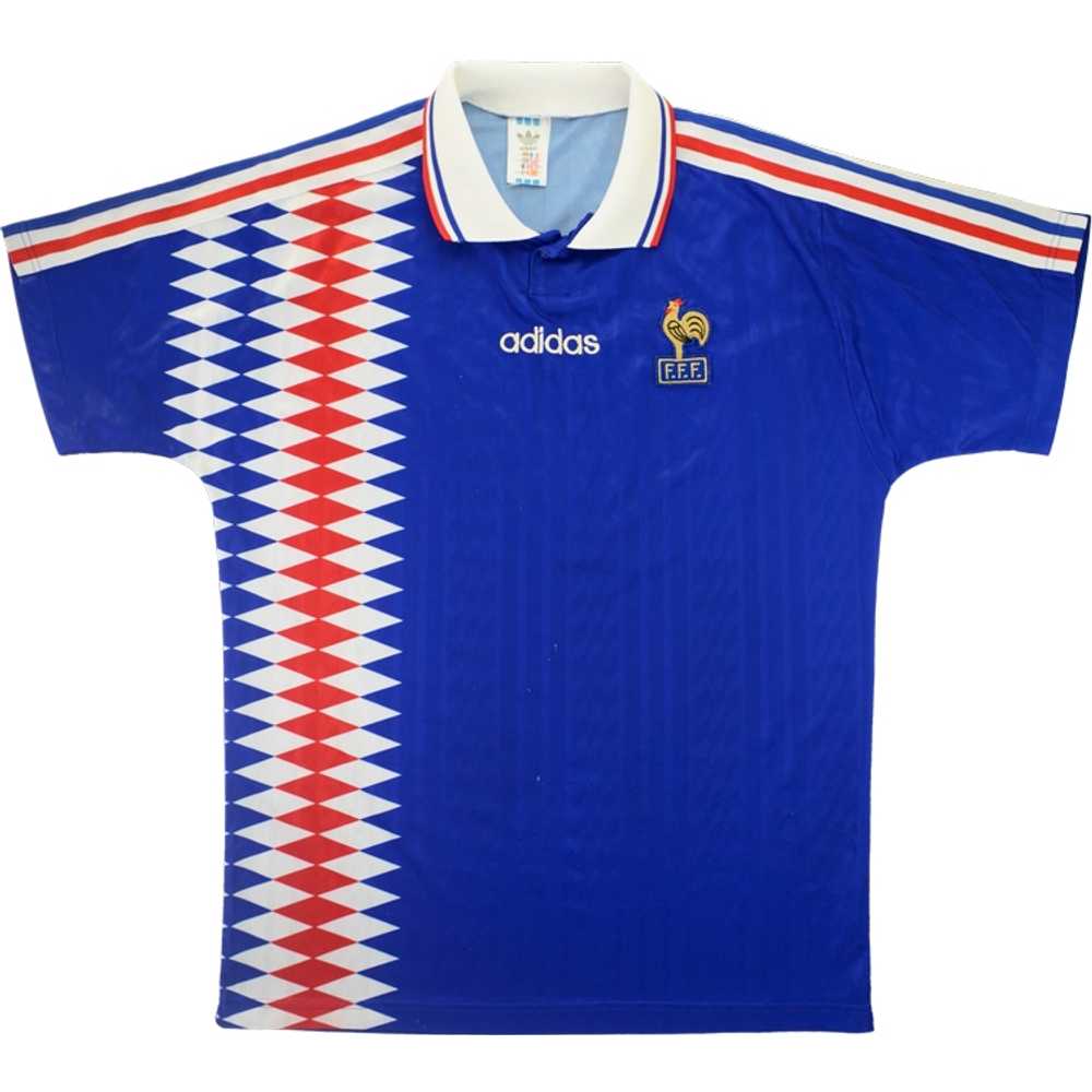 1994-96 France Home Shirt (Very Good) S