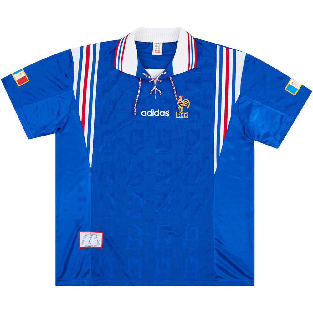 1996-98 France Match Issue Home Shirt #4