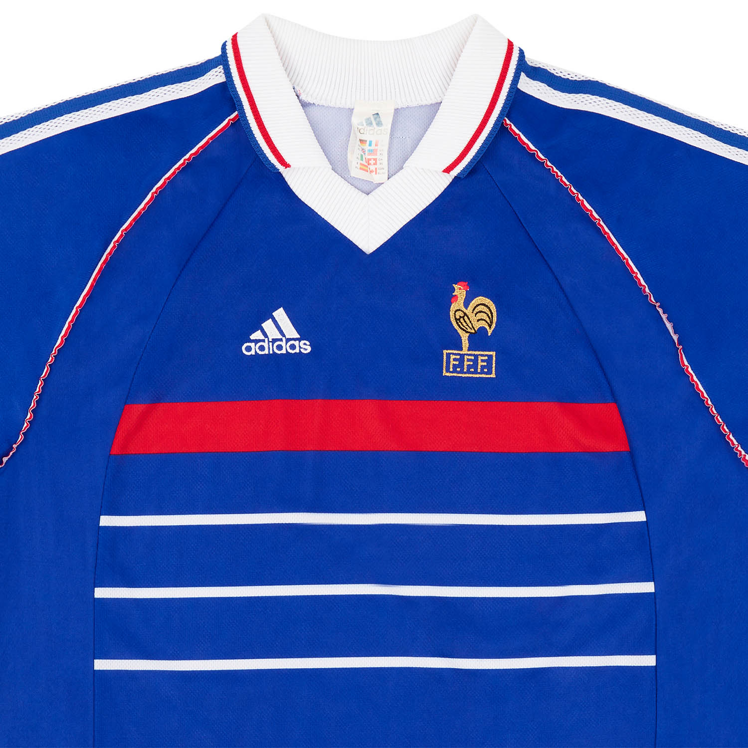 FRANCE WORLD CUP 1998 HOME LONG SLEEVE FOOTBALL SHIRT - My Retro Jersey