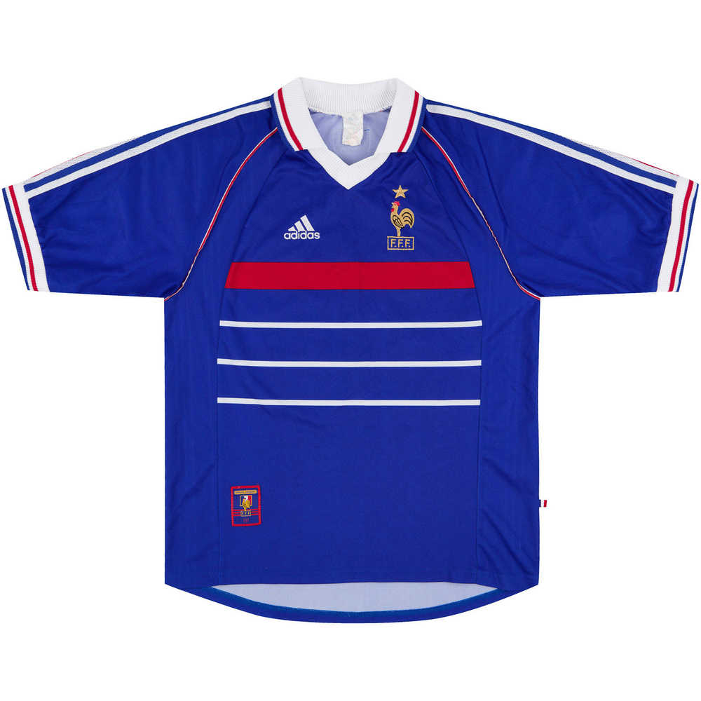 1998-00 France Home Shirt (Very Good) XXL