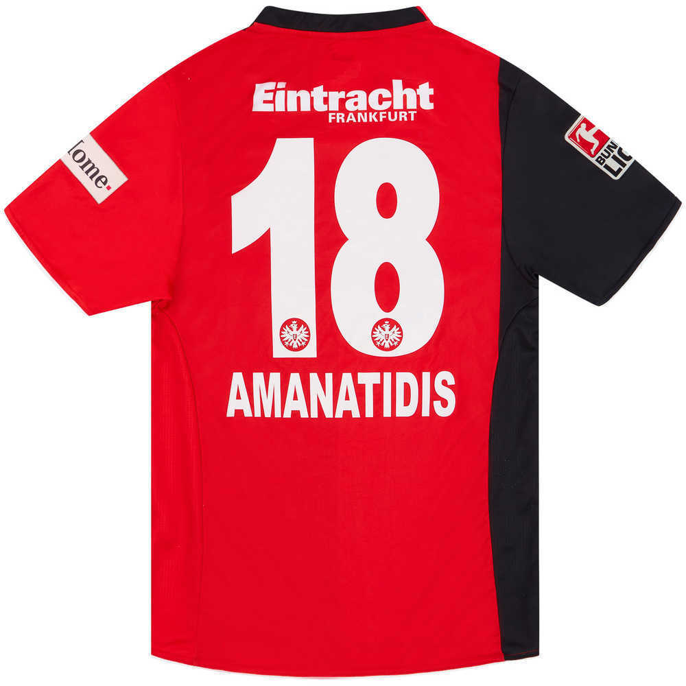 2007-09 Eintracht Frankfurt Home Shirt Amanatidis #18 (Excellent) S