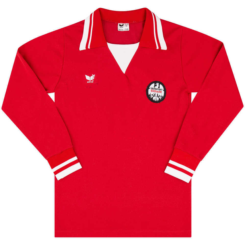 1978-79 Eintracht Frankfurt Home L/S Shirt (Excellent) S