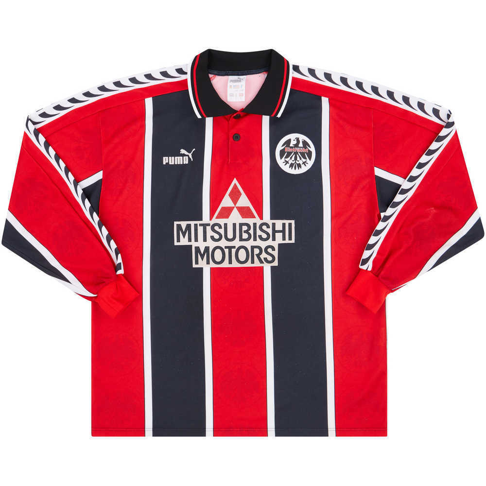 1996-98 Eintracht Frankfurt Home L/S Shirt (Very Good) L