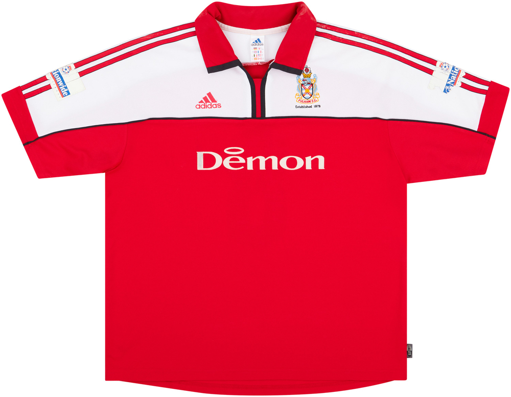 2000-01 Fulham Match Issue Away Shirt Clark #8