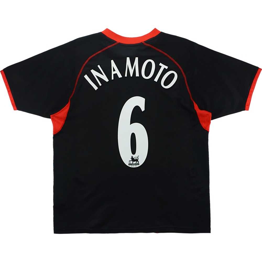 2003-04 Fulham Away Shirt Inamoto #6 (Excellent) S