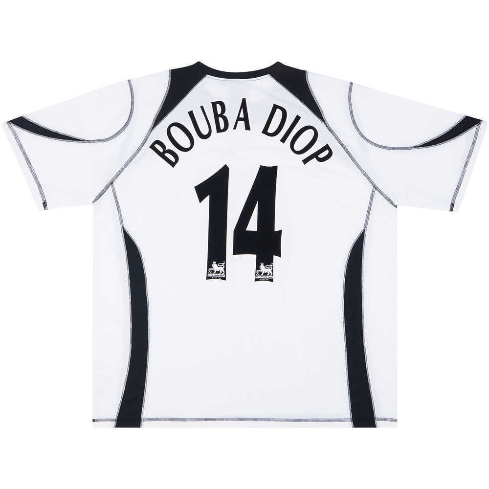 2006-07 Fulham Home Shirt Boupa Diop #14 (Excellent) XXL