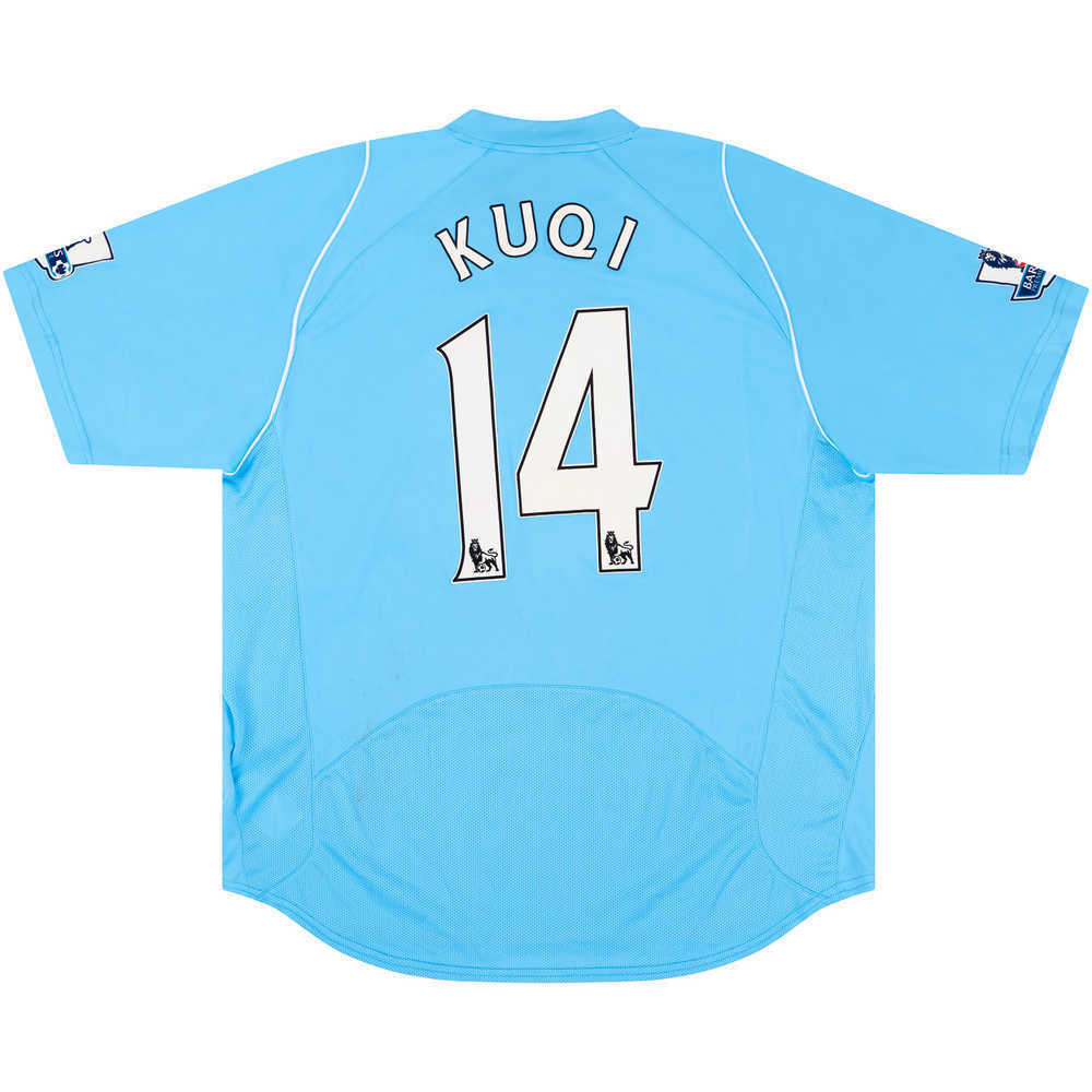 2007-08 Fulham Match Issue Third Shirt Kuqi #14