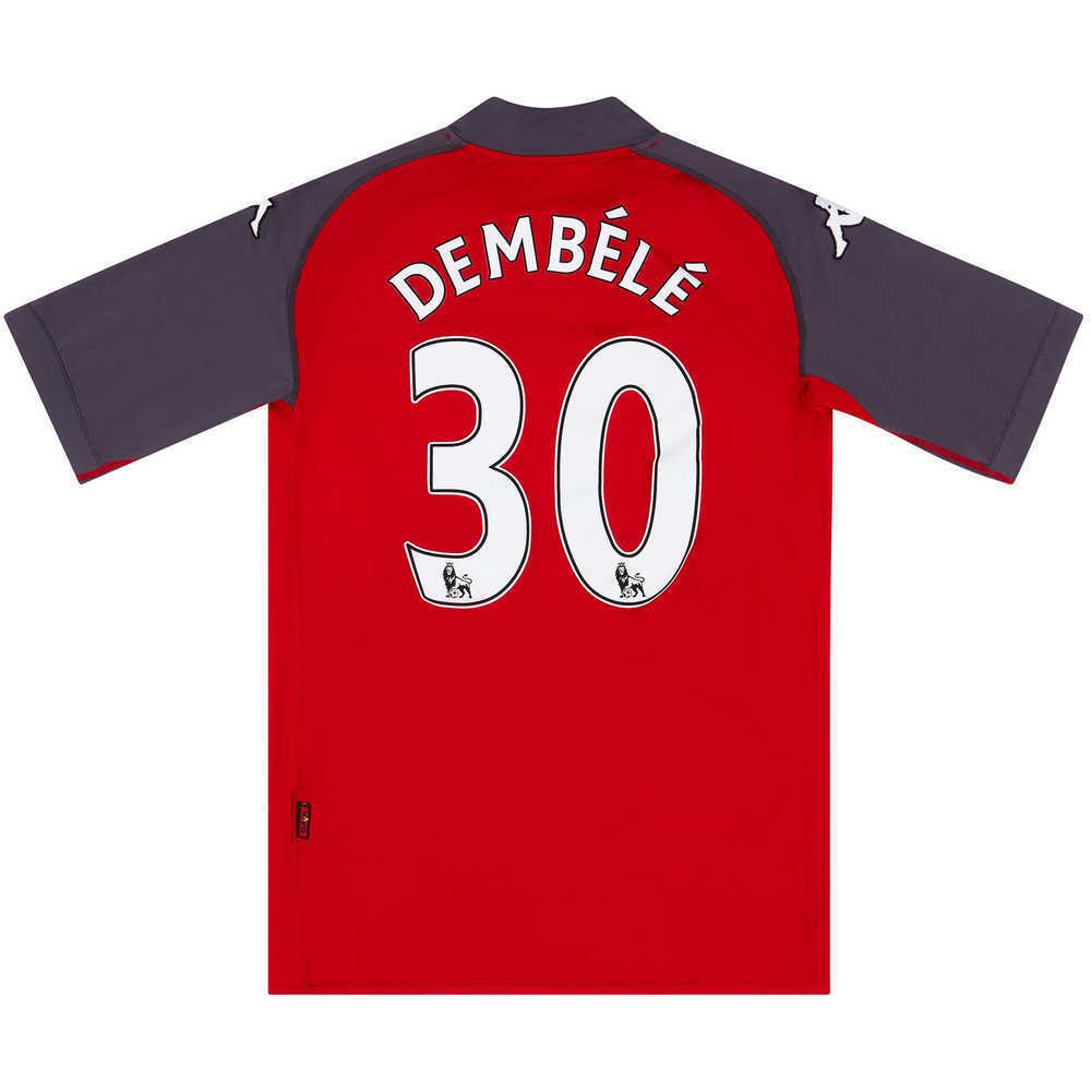 2010-11 Fulham Away Shirt Dembélé #30 (Excellent) S