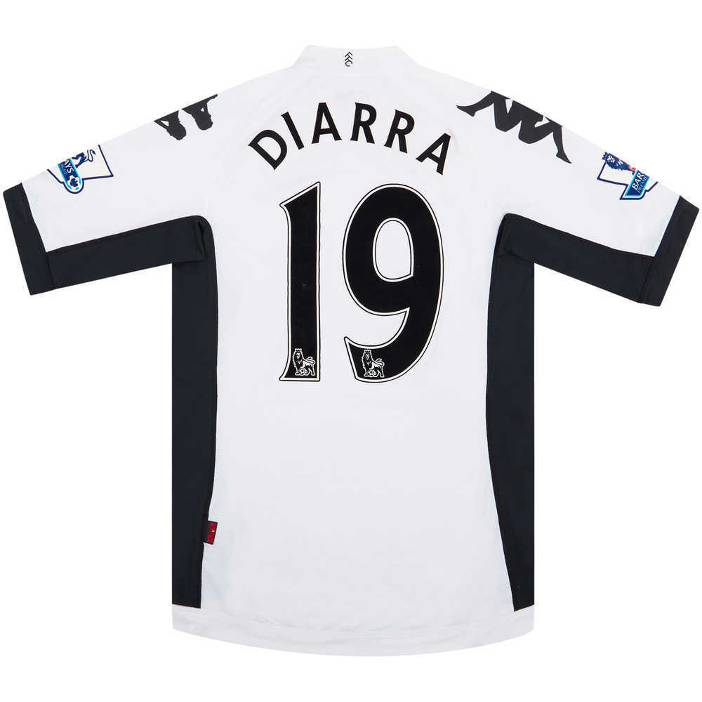 2011-12 Fulham Match Worn Home Shirt Diarra #19 (v Chelsea)