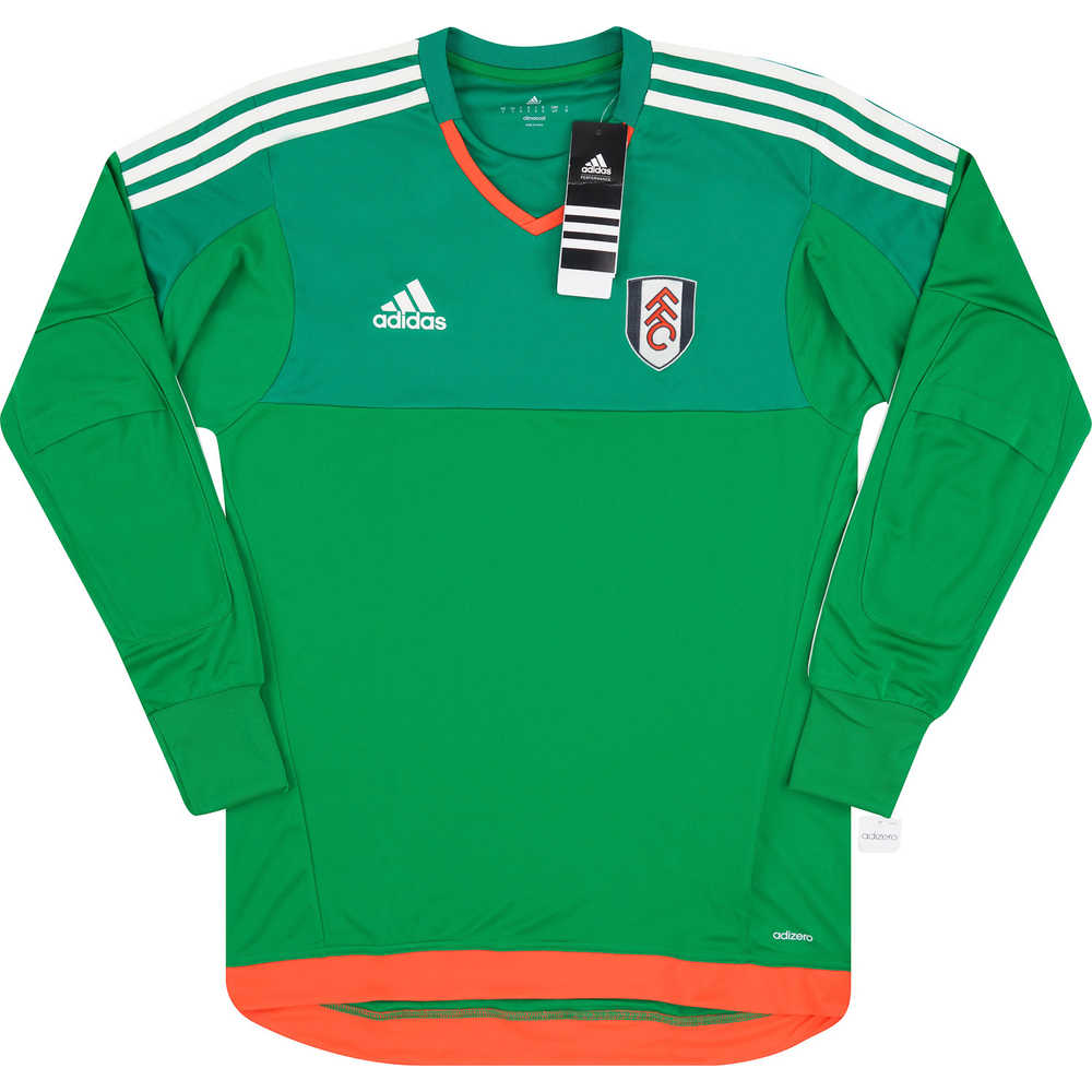 2015-16 Fulham Player Issue Green GK Shirt *w/Tags* S
