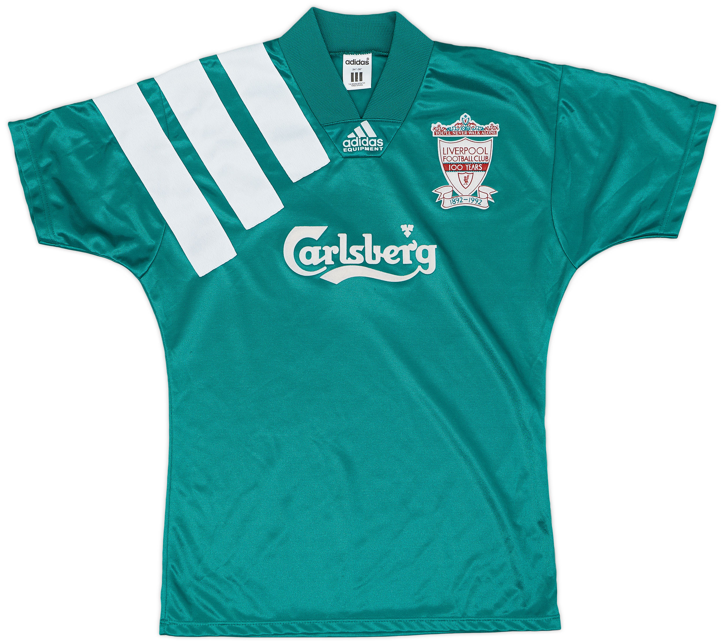 LIVERPOOL 1992-1993 ORIGINAL AWAY JERSEY Size L (VERY GOOD