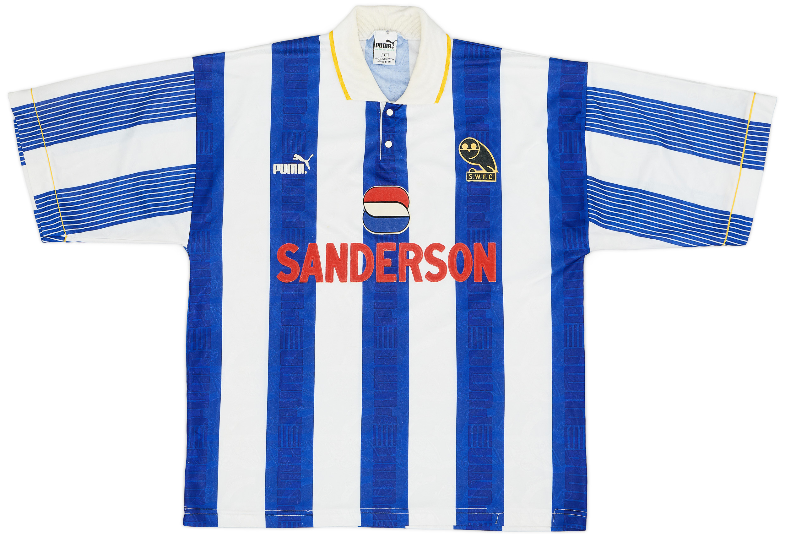 1993-95 Sheffield Wednesday Home Shirt - 6/10 - ()