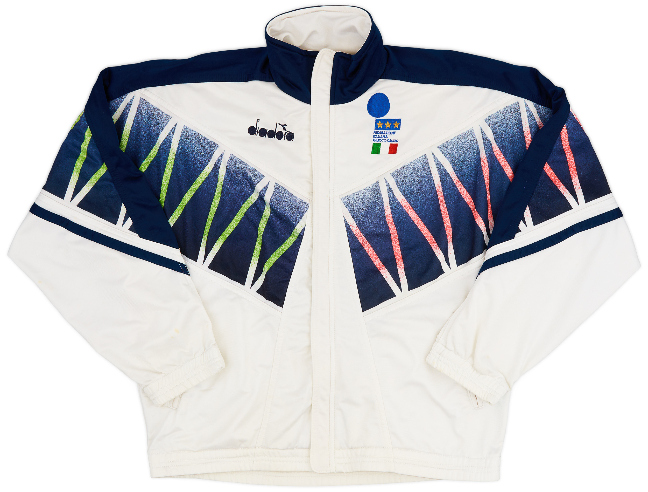 1994 Italy Diadora Track Top - Excellent 8/10 - (S)