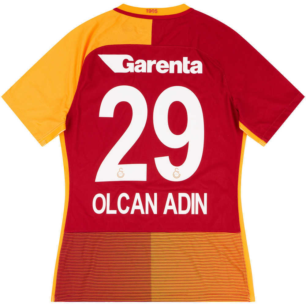 2016-17 Galatasaray Match Issue Home Shirt Olcan Adin #29 (v Man Utd)