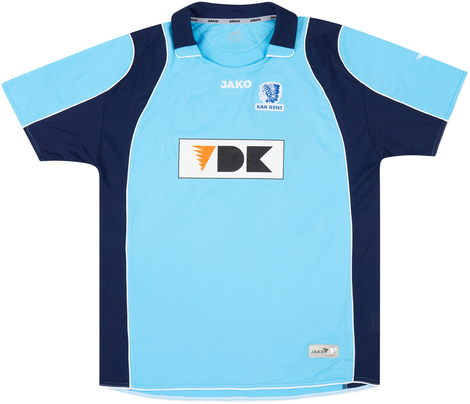 2007-08 KAA Gent Match Issue Home Shirt #16