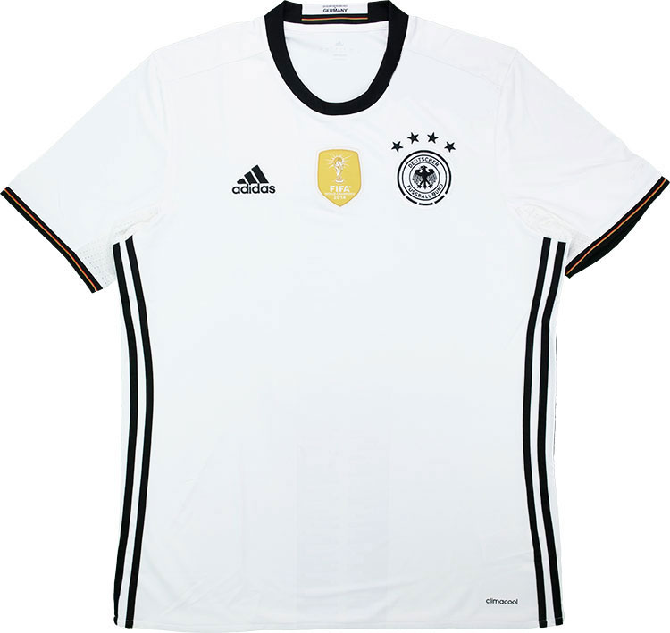 Adidas Germany Home Jersey - White/Black, S