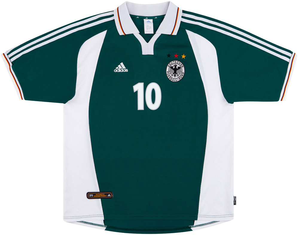 2000-02 Germany Away Shirt Matthäus #10 (Very Good) L