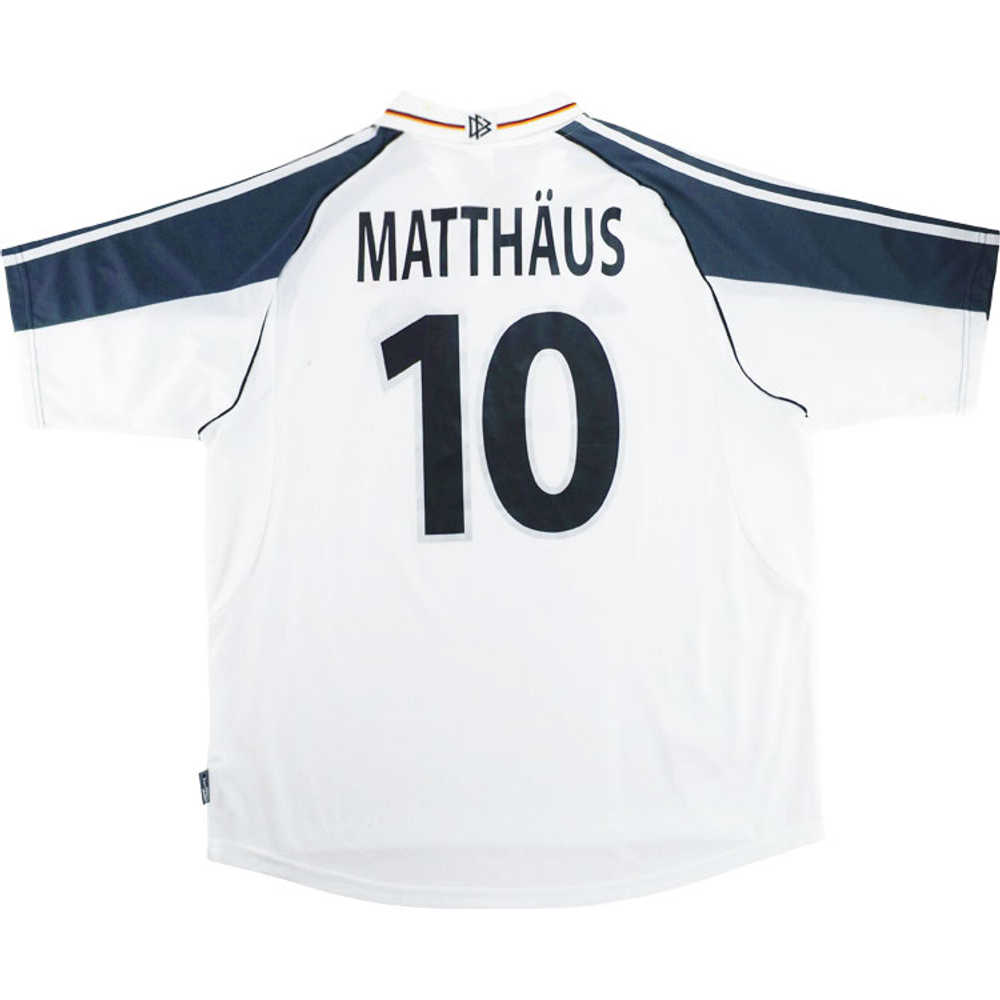 2000-02 Germany Home Shirt Matthäus #10 (Very Good) XL