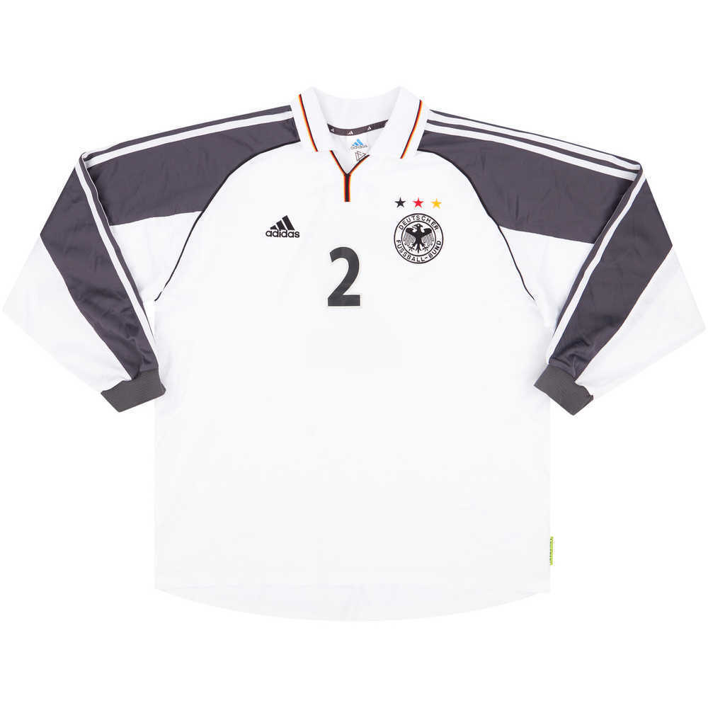 2000-02 Germany Match Issue Home L/S Shirt #2