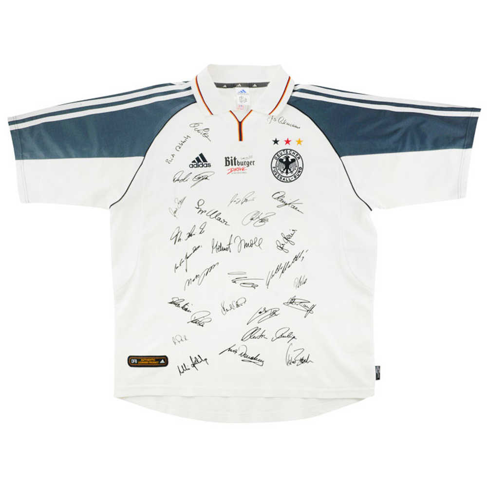 2000-02 Germany Home 'Squad Signed' Shirt (Excellent) L