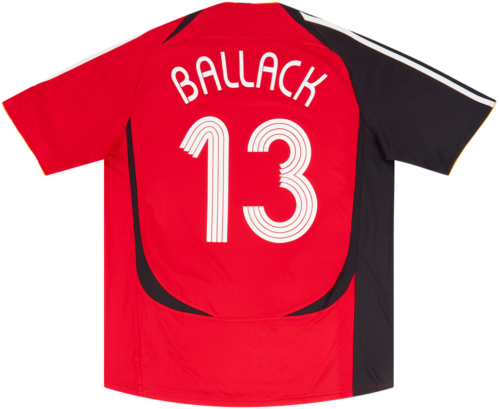 2005-07 Germany Away Shirt Ballack #13 (Excellent) XL-Germany Names & Numbers Germany 2006 Legends