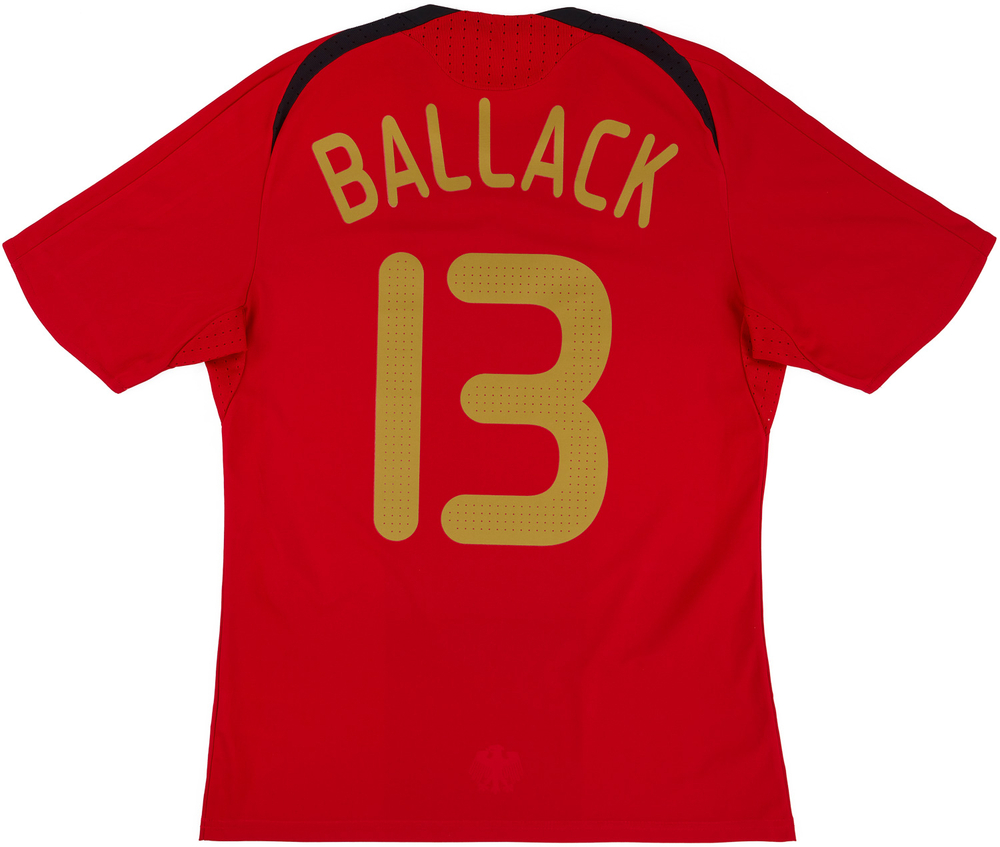 2008-09 Germany Away Shirt Ballack #13 (Excellent) S-Specials Germany Names & Numbers New Products Legends Euro 2020