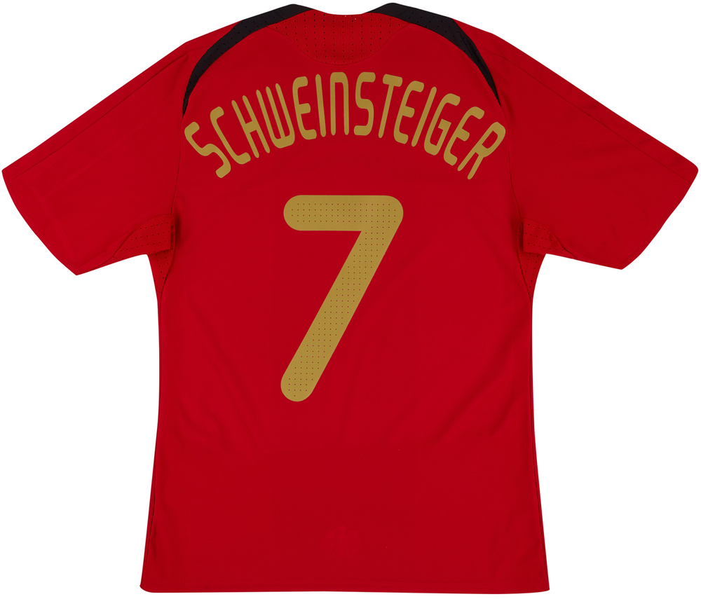 2008-09 Germany Away Shirt Schweinsteiger #7 (Very Good) XL-Specials Germany Names & Numbers Legends Euro 2020 New Products