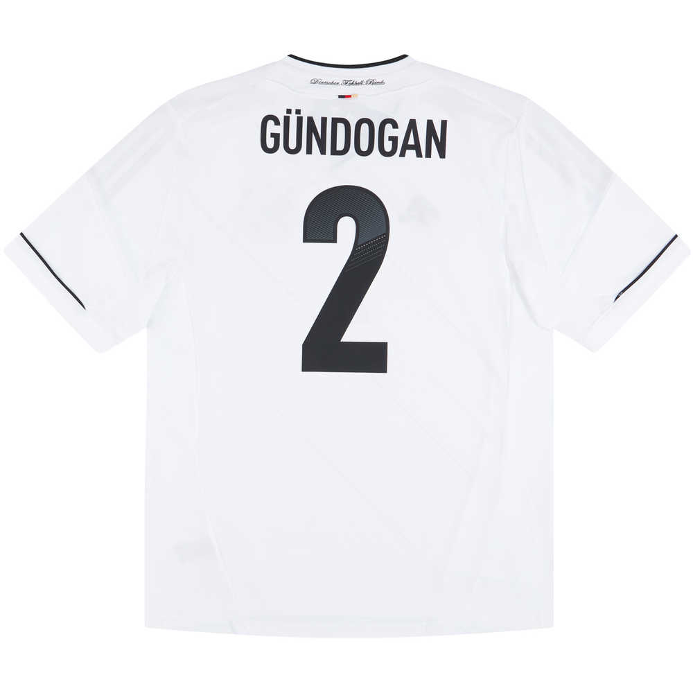 2012-13 Germany Home Shirt Gündogan #2 *w/Tags* L