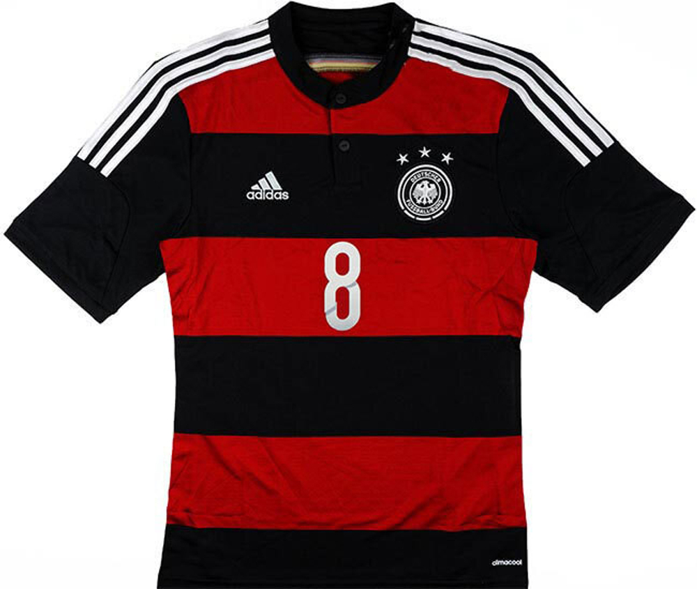 2014-15 Germany Away Shirt Özil #8 (Good) S-Specials Germany Names & Numbers Current Stars Brazil 2014 Euro 2020 New Products