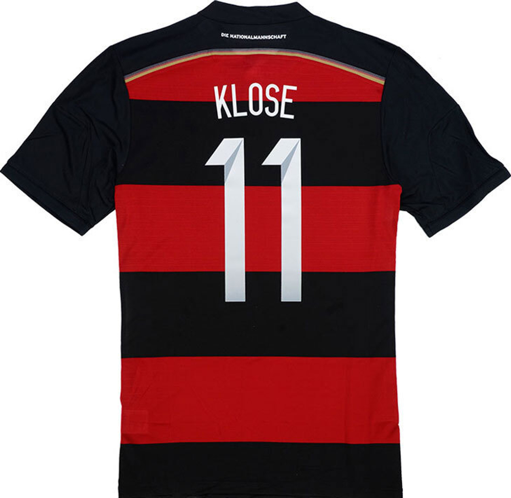 2014-15 Germany Away Shirt Klose #11 (Excellent) S-Germany Names & Numbers Legends Brazil 2014