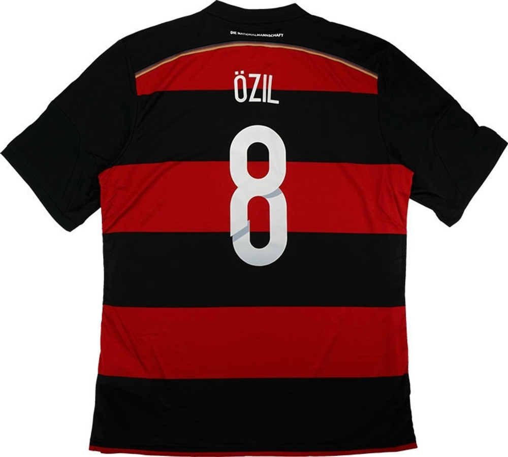 2014-15 Germany Away Shirt Özil #8 (Good) S-Specials Germany Names & Numbers Current Stars Brazil 2014 Euro 2020 New Products