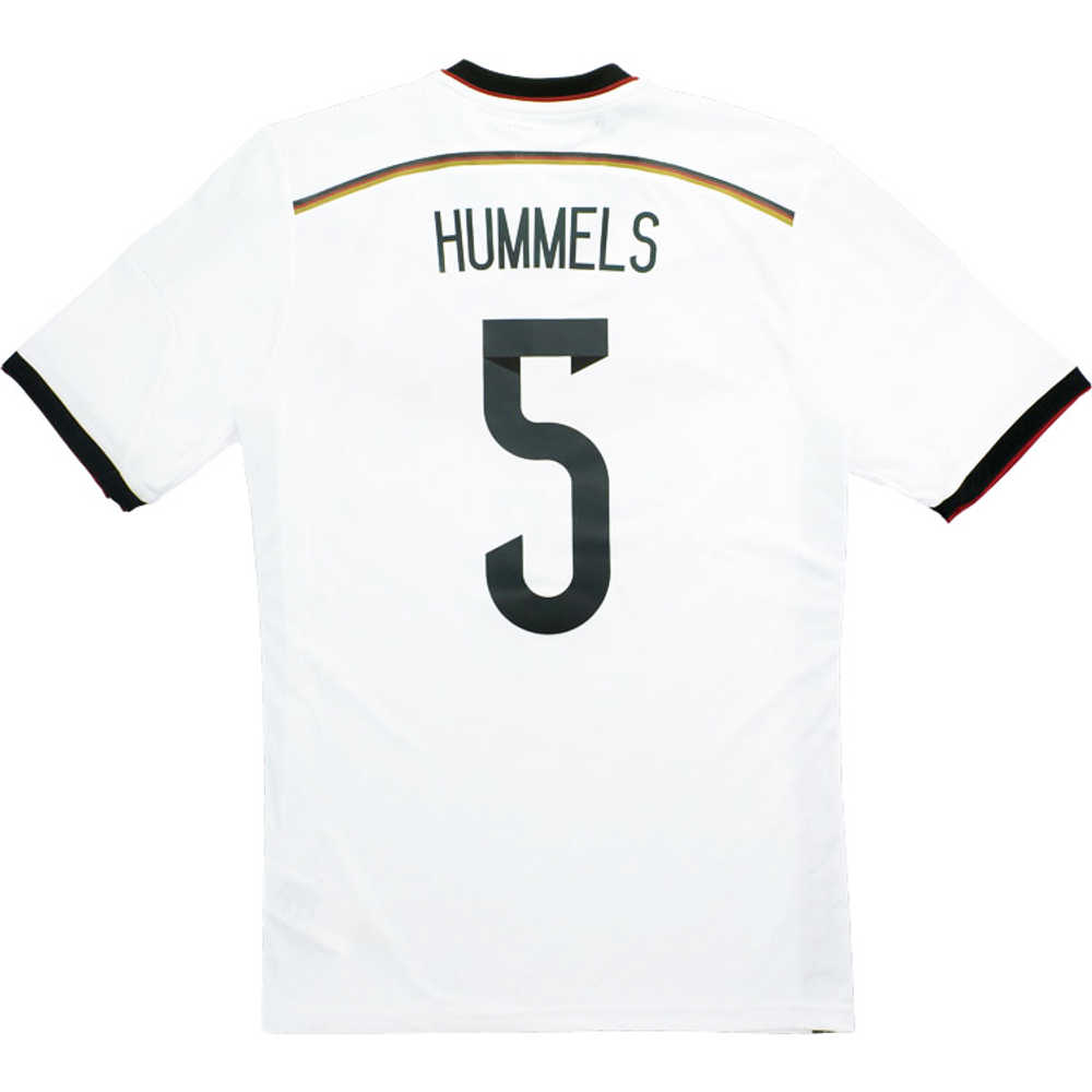 2014 Germany Home Shirt Hummels #5 (Very Good) M