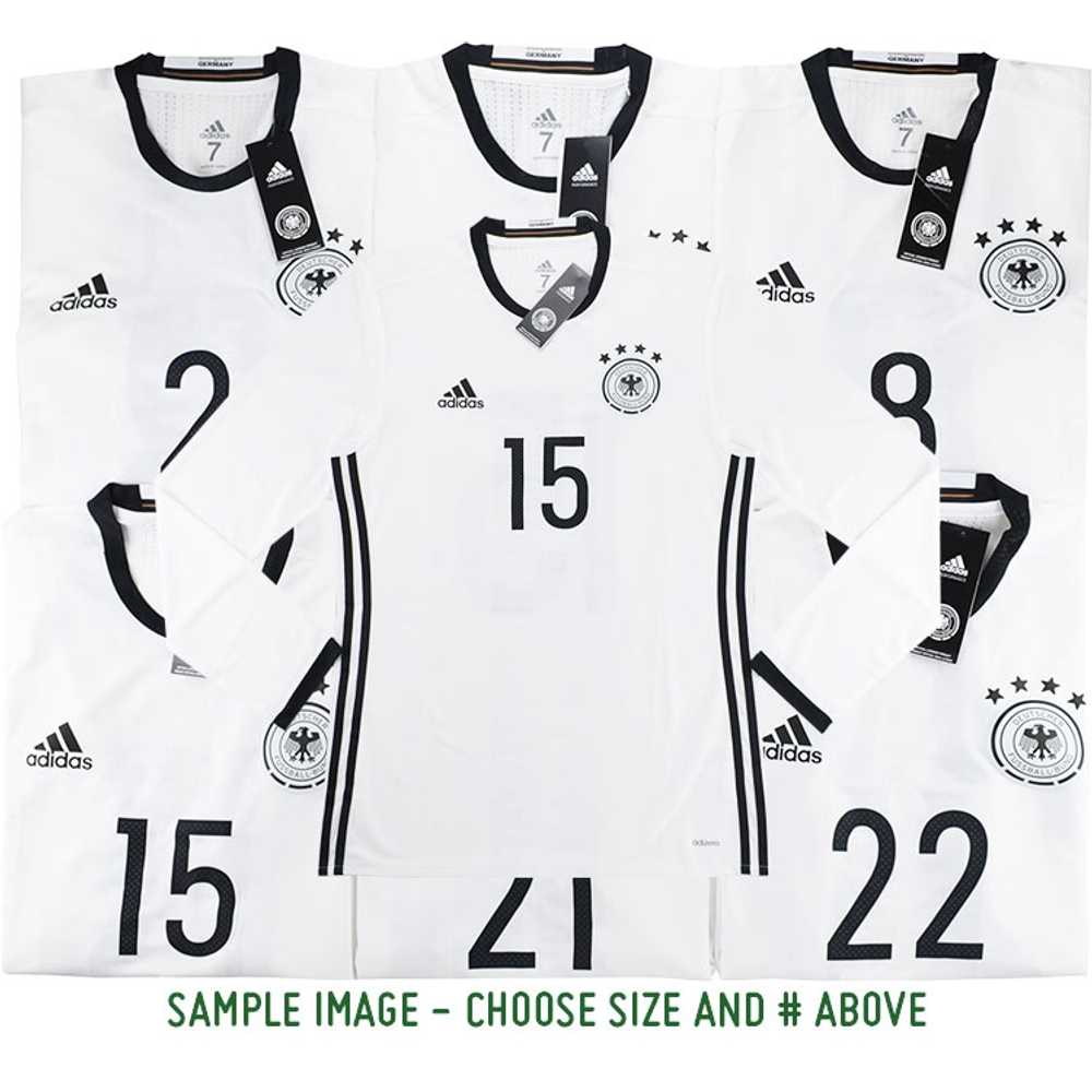 2015-16 Germany Match Issue Home L/S Shirt # *w/Tags* M