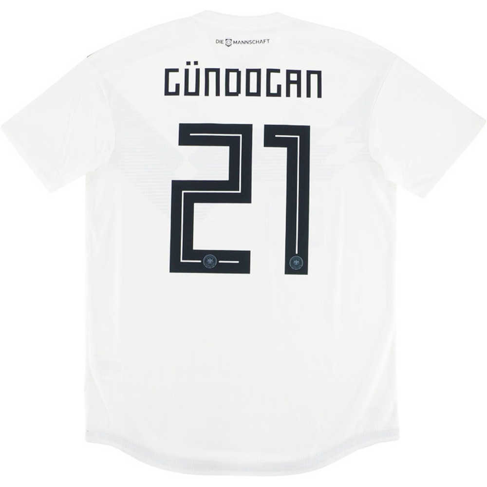 2018-19 Germany Player Issue Authentic Home Shirt Gündogan #21 *w/Tags* S