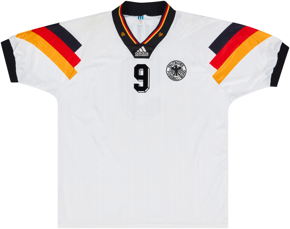 1992-94 Germany Home Shirt Völler #9 (Excellent) S