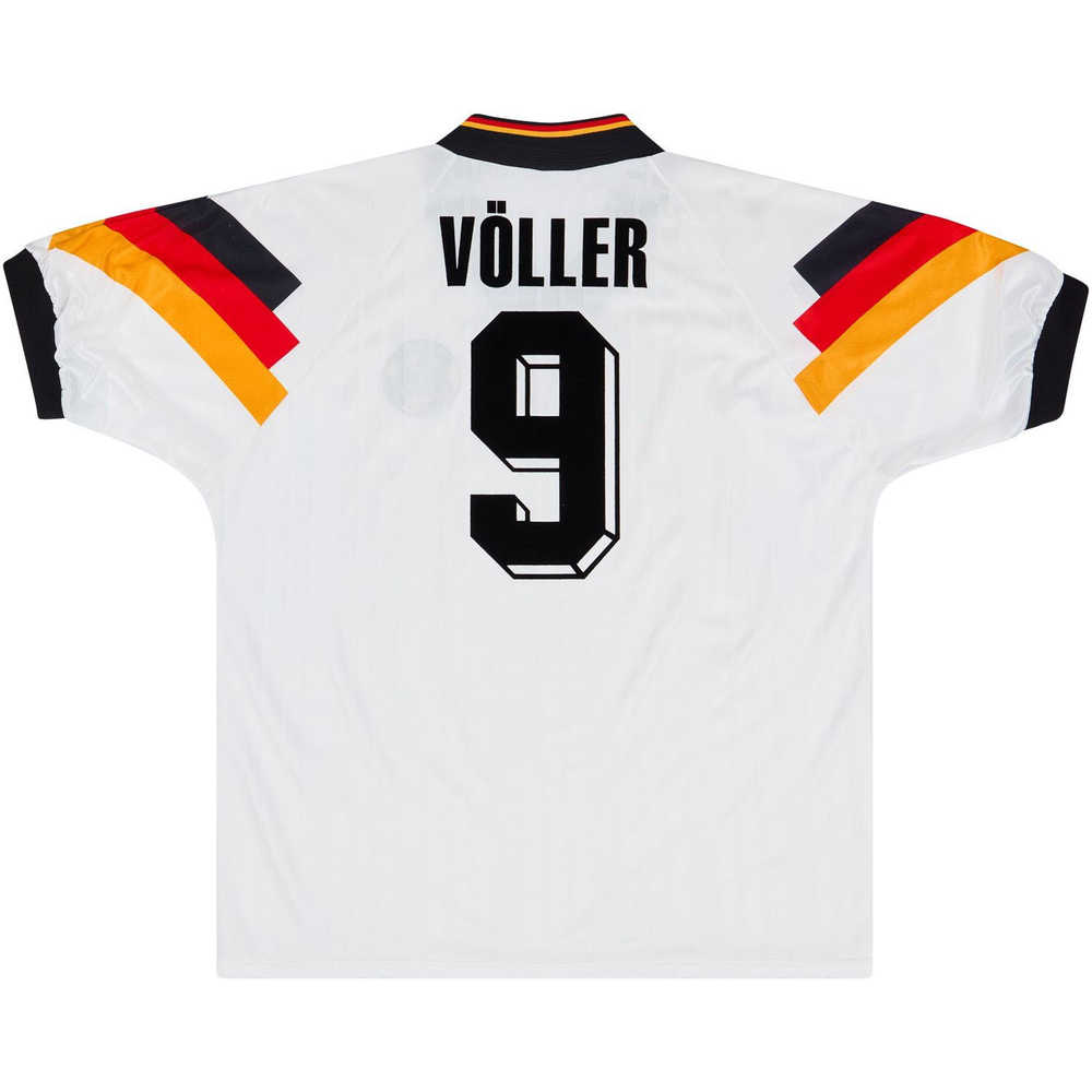 1992-94 Germany Home Shirt Völler #9 (Very Good) M/L