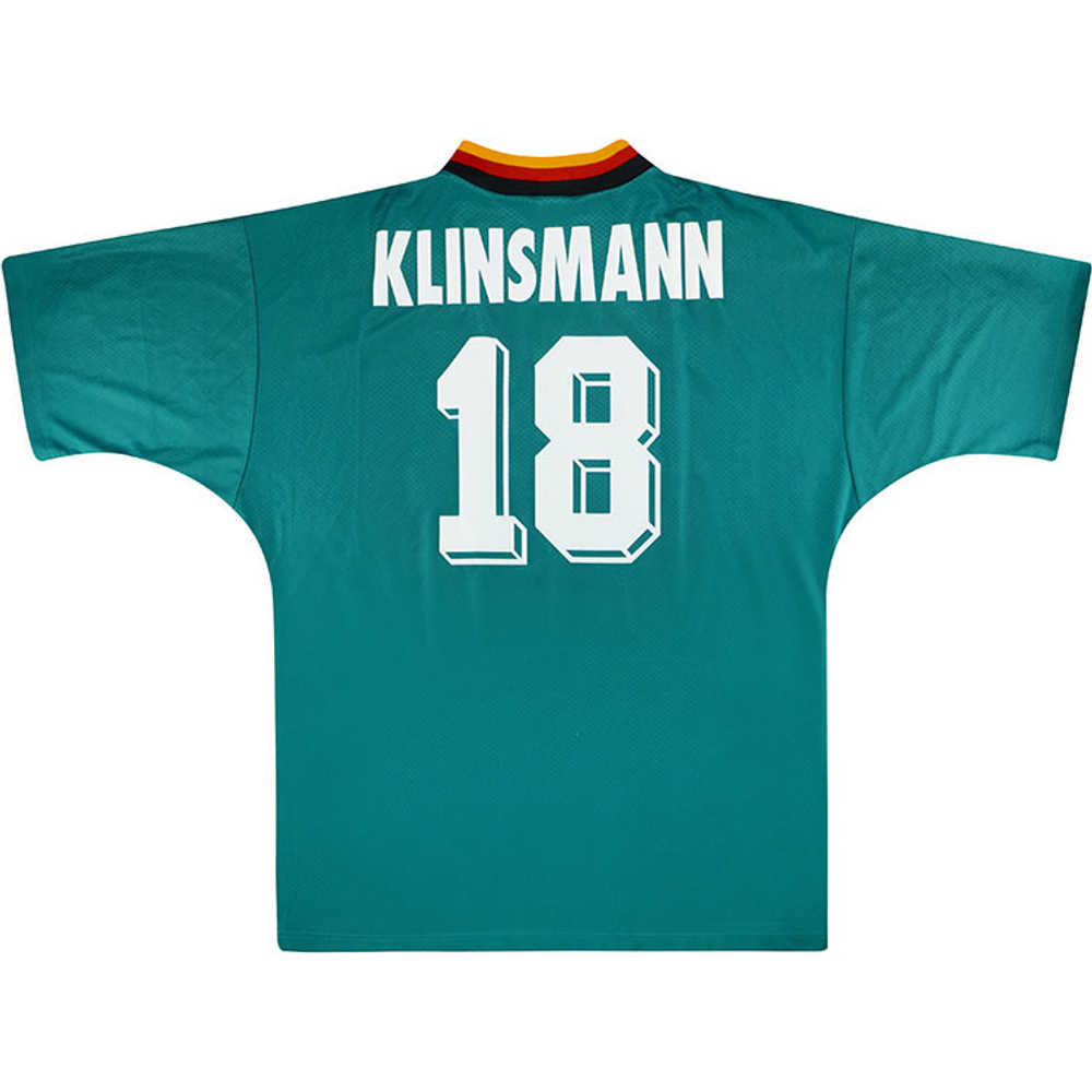 1994-96 Germany Away Shirt Klinsmann #18 (Very Good) L