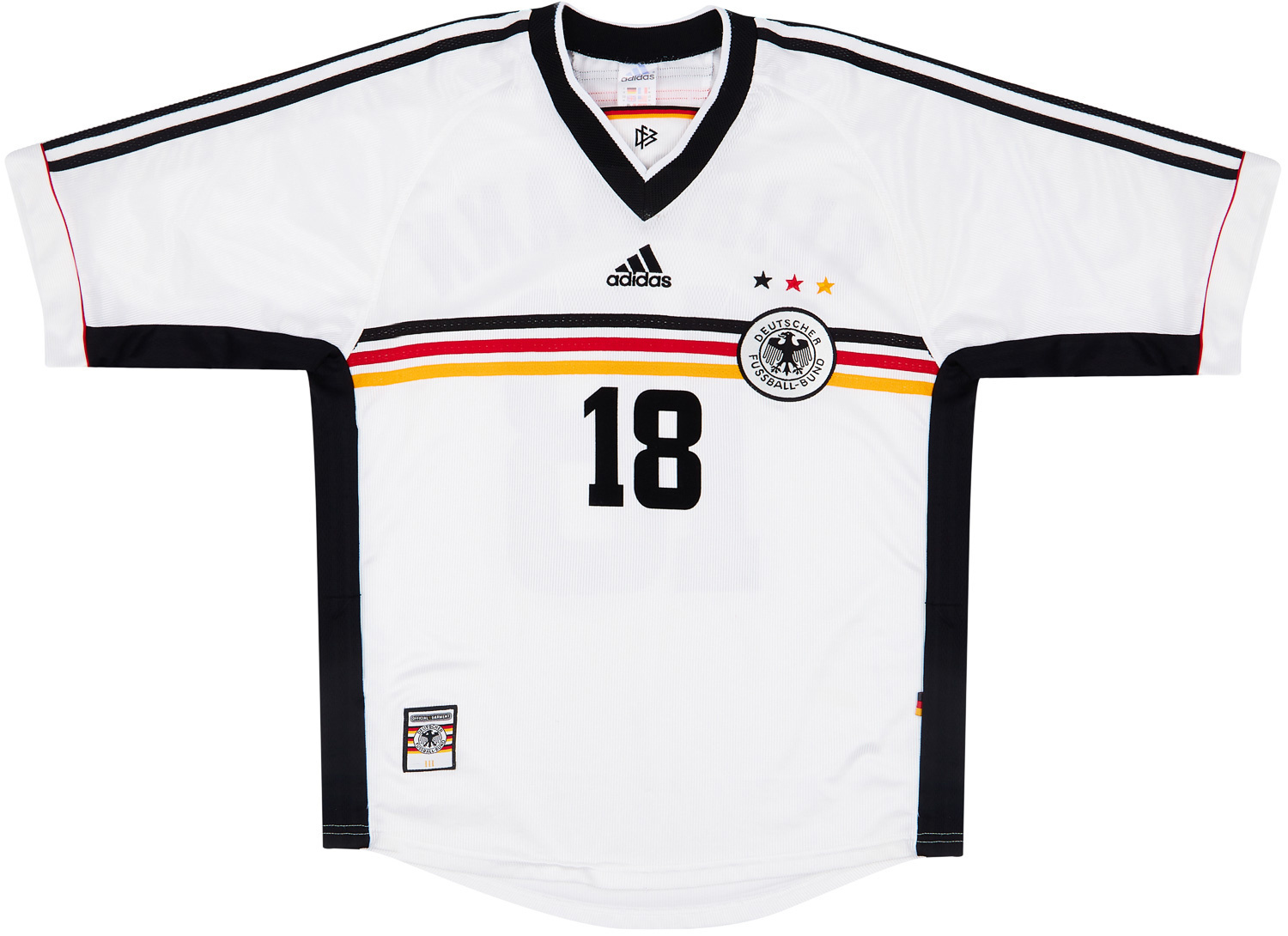 1998-00 Germany Home Shirt Klinsmann #18 (Excellent - 8/10)