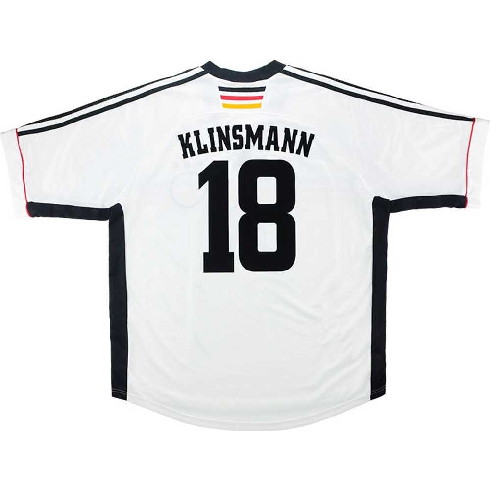 1998-00 Germany Home Shirt Klinsmann #18 (Excellent) XL