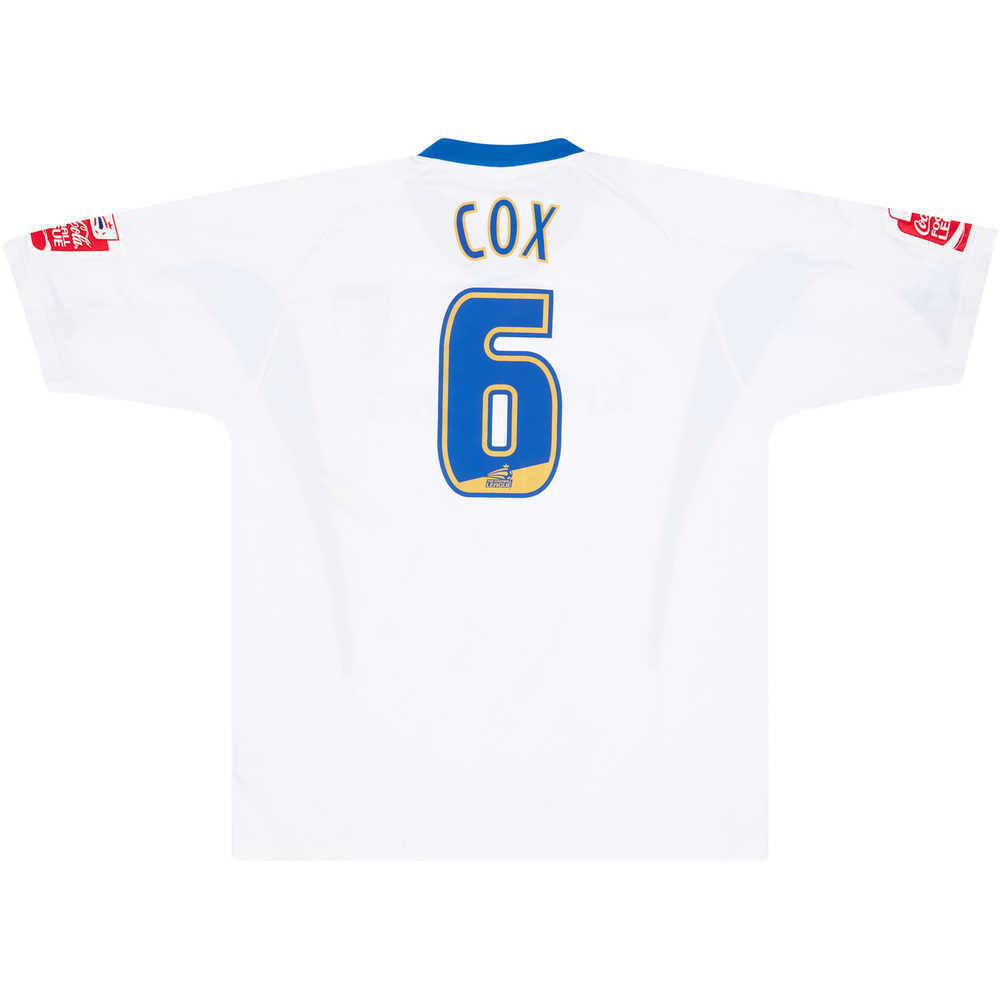 2007-08 Gillingham Match Issue Third Shirt Cox #6
