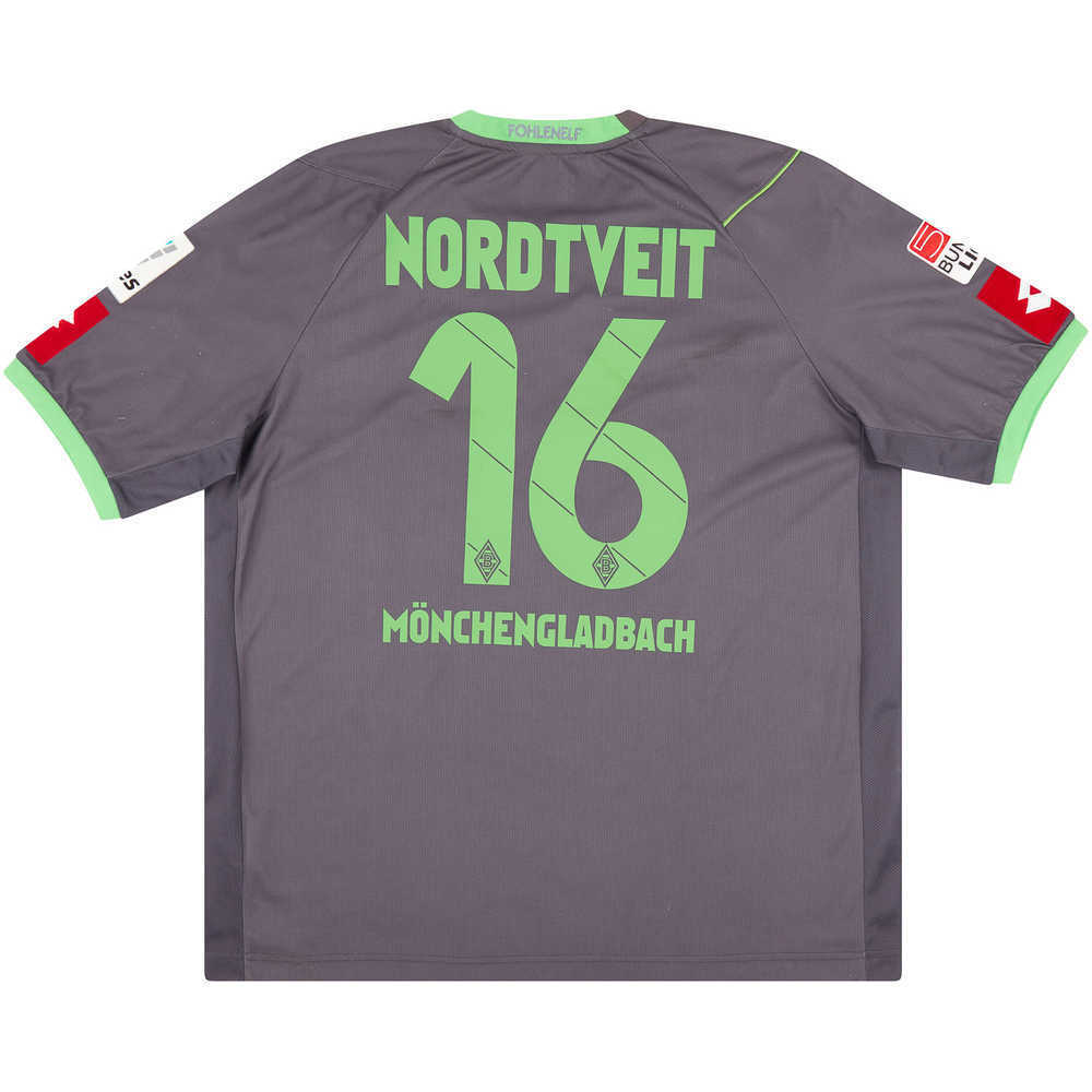 2012-13 Borussia Monchengladbach Away Shirt Nordtveit #16 (Good) XXL