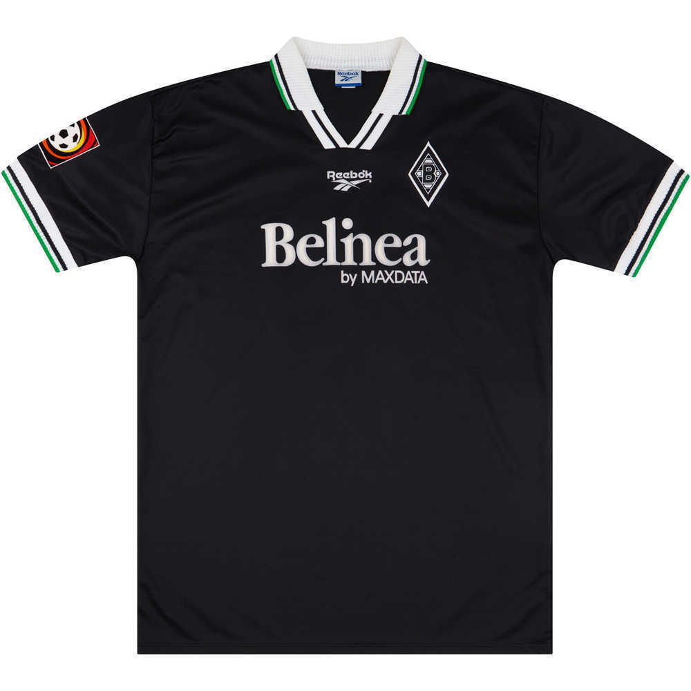 1997-98 Borussia Monchengladbach Match Issue Away Shirt Villa #18