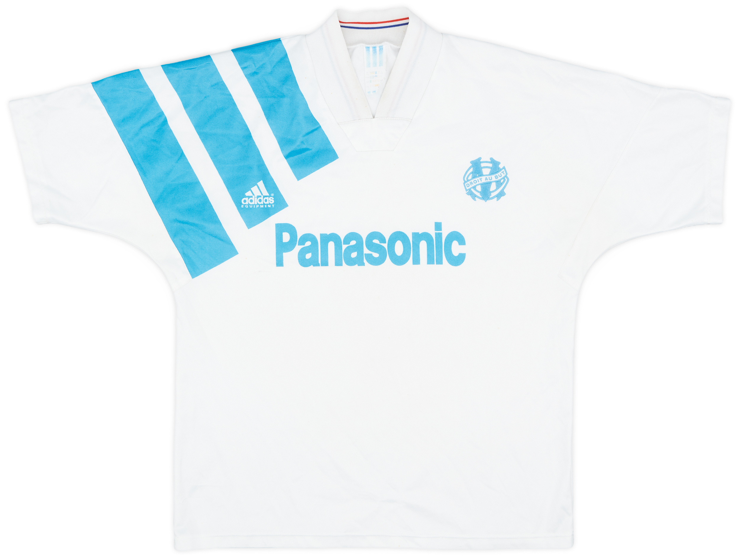 1991-92 Olympique Marseille Home Shirt - 8/10 - (/)