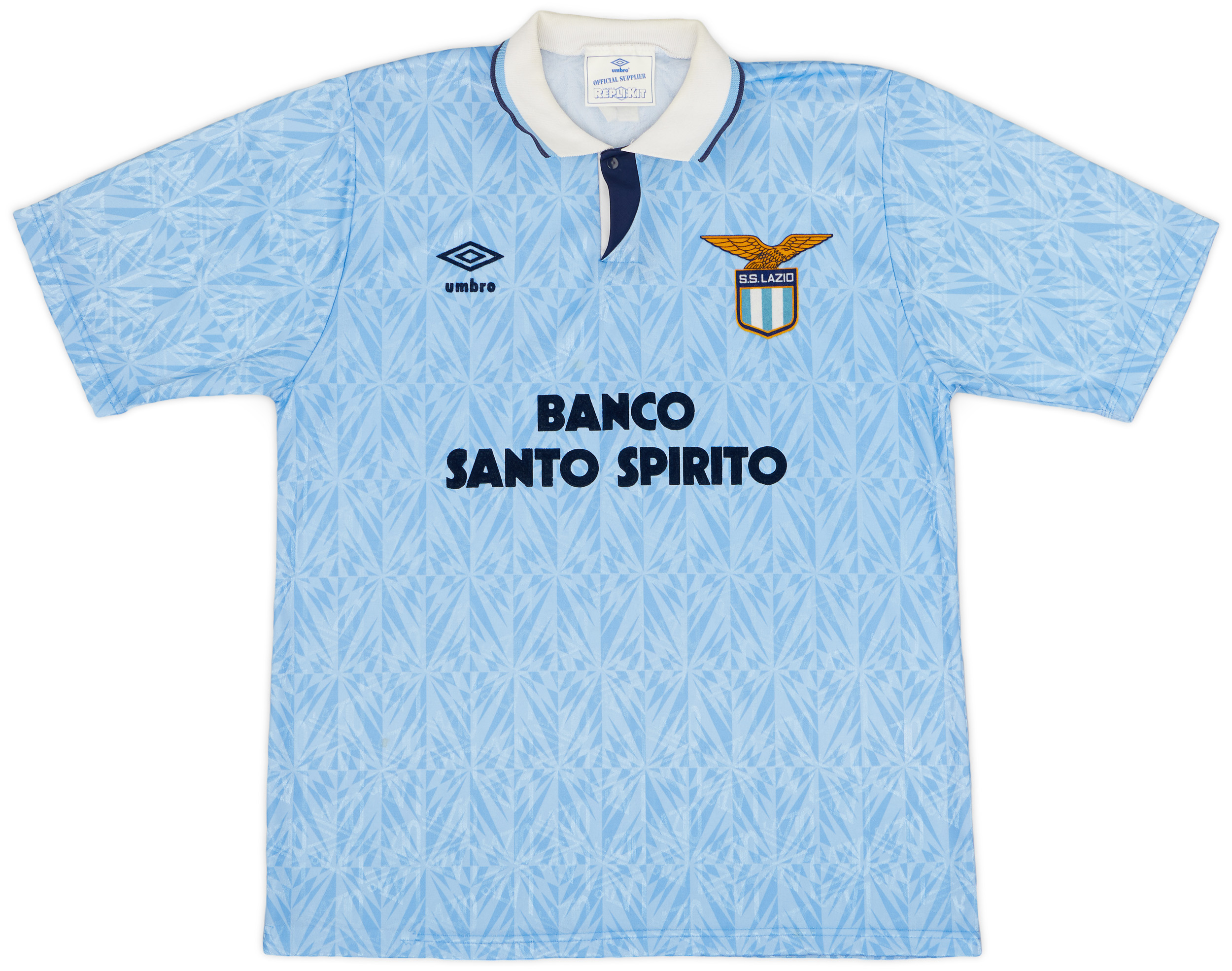 1991-92 Lazio Home Shirt - 9/10 - ()