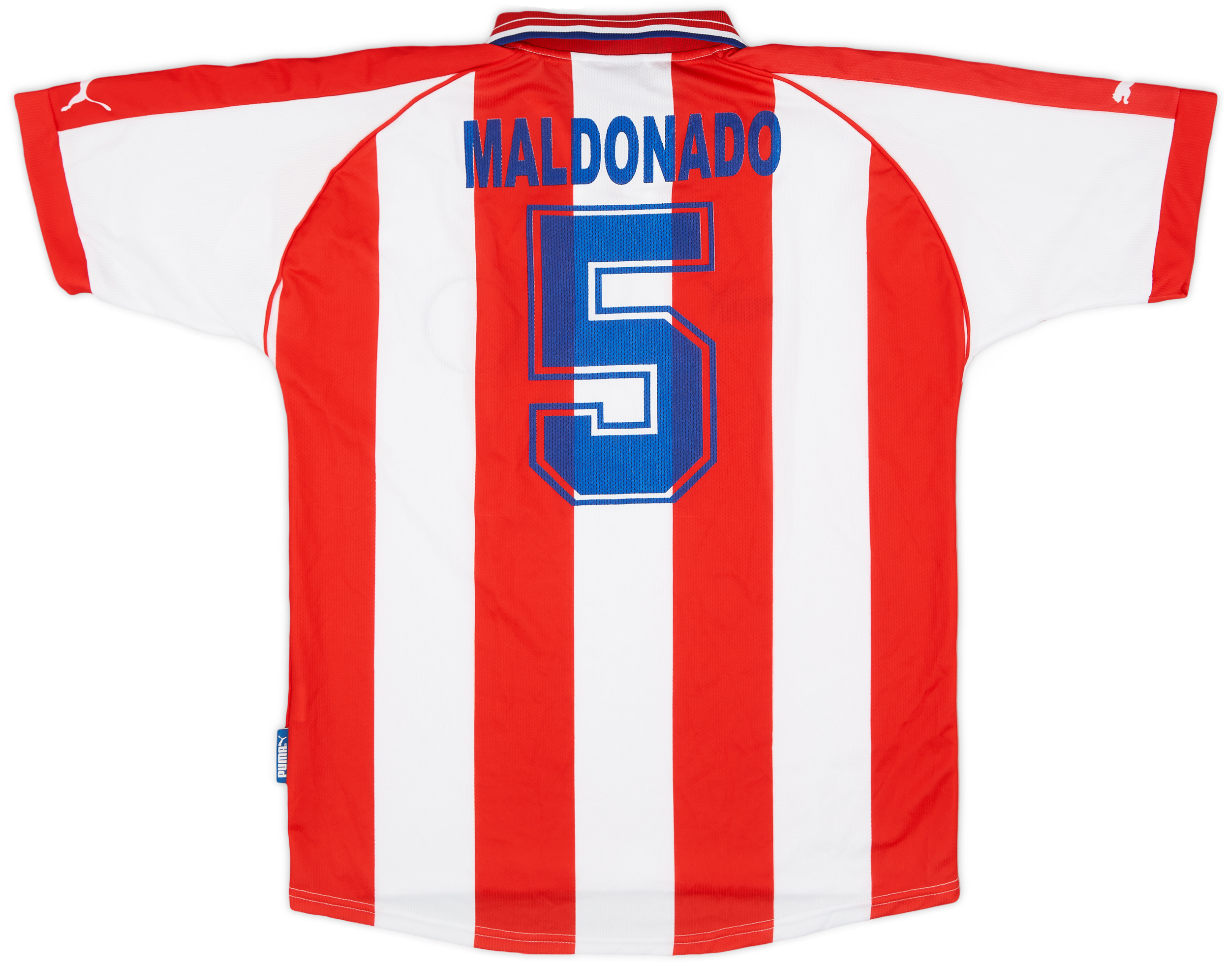 2000-02 Paraguay Home Shirt Maldonado #5 - 9/10 - ()